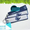 Embroidered keychains, embroidered keychains, customized Logo keychains, pendants, twill fabric keychains details Picture